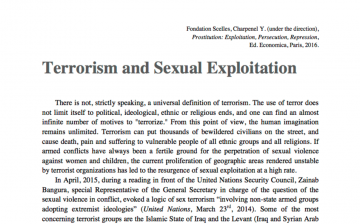 Terrorism and Sexual Exploitation