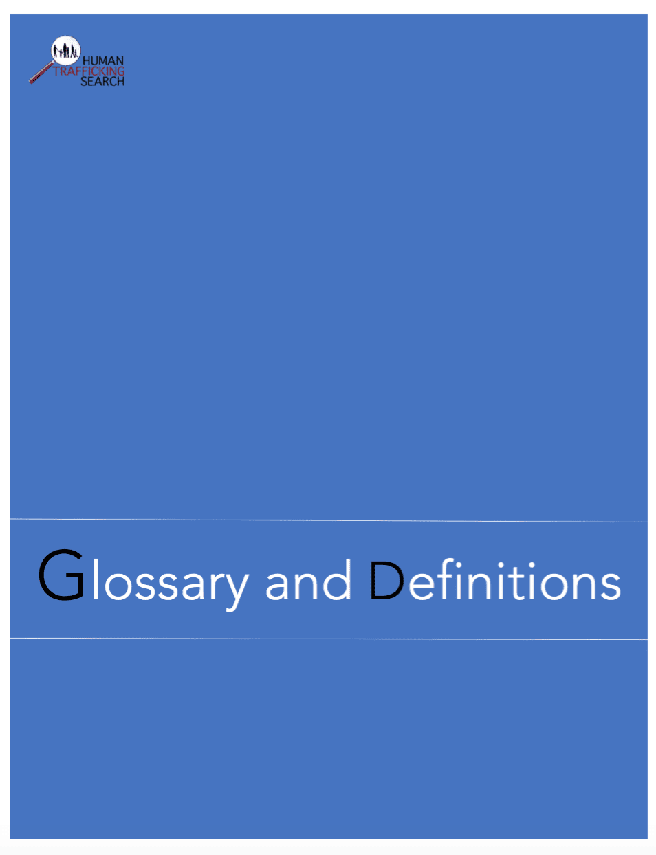 Glossary and Definitions