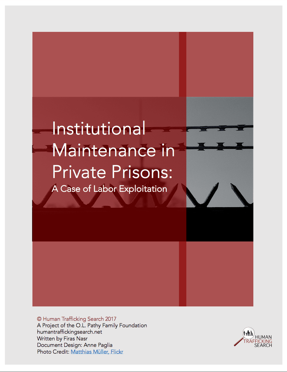 Labor Exploitation in Private Prisons: A Blog Series