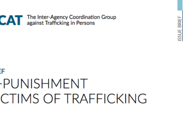 Non-Punishment of Victims of Trafficking