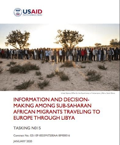 Information And Decision-Making Among Sub-Saharan African Migrants Traveling To Europe Through Libya