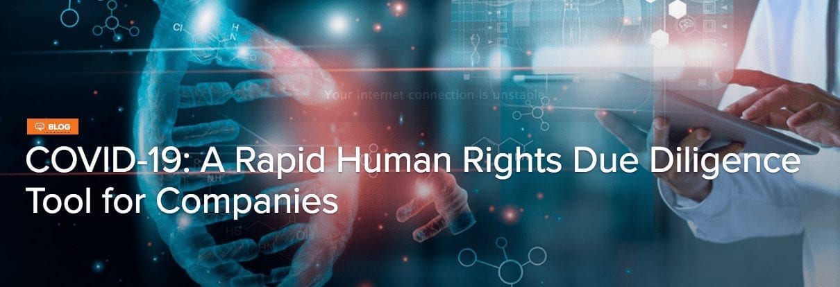 COVID-19: A Rapid Human Rights Due Diligence Tool for Companies