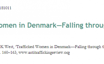 Trafficked Women in Denmark—Falling through the cracks