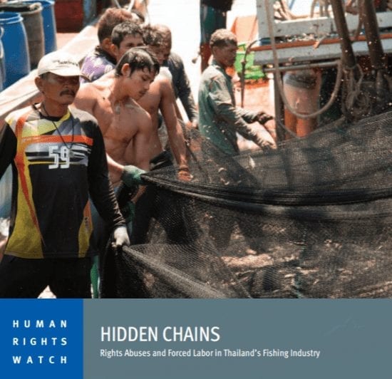 Hidden Chains: Rights Abuses and Forced Labor in Thailand’s Fishing Industry (English & Thai)