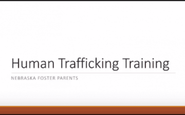 Foster Parents Human Trafficking Training DHHS (video)