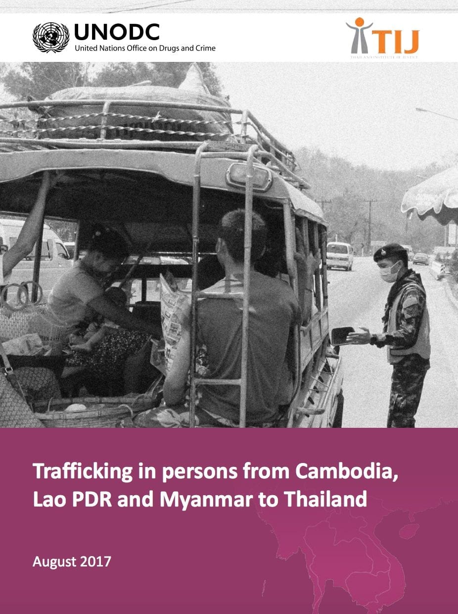 Publication of the Month: Trafficking in persons from Cambodia to Lao PDR and Myanmar to Thailand