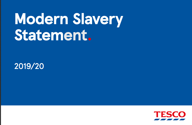 Tesco Modern Slavery Statement