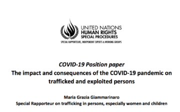 The Impact of COVID-19 on Trafficked Persons