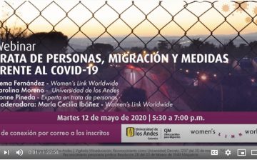 Evento virtual: Trata de personas, migración y medidas frente al Covid-19