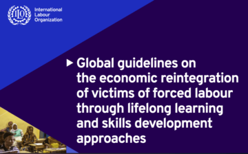 Global Guidelines on the Economic Reintegration of Victims of Forced Labor