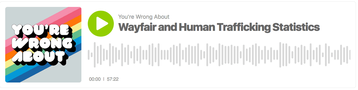 Wayfair and Human Trafficking Statistics