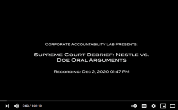 Supreme Court Debrief: Nestle v. Doe Oral Arguments