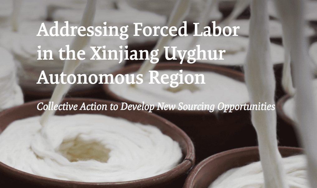 Addressing Forced Labor in the Xinjiang Uyghur Autonomous Region: Collective Action to Develop New Sourcing Opportunities