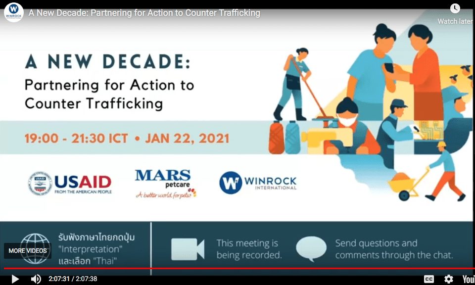 Collaborating to Fight Human Trafficking Webinar
