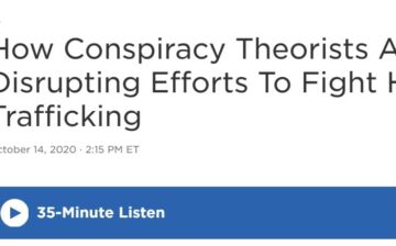 How Conspiracy Theorists Are Disrupting Efforts To Fight Human Trafficking