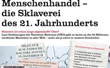 Menschenhandel – die Sklaverei des 21. Jahrhunderts