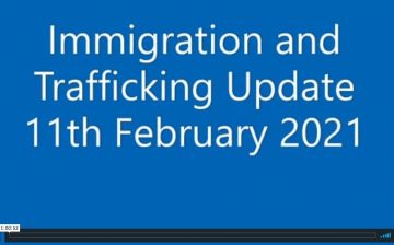 Webinar: Immigration and Trafficking Update