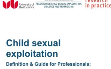 Child sexual exploitation Definition & Guide for Professionals