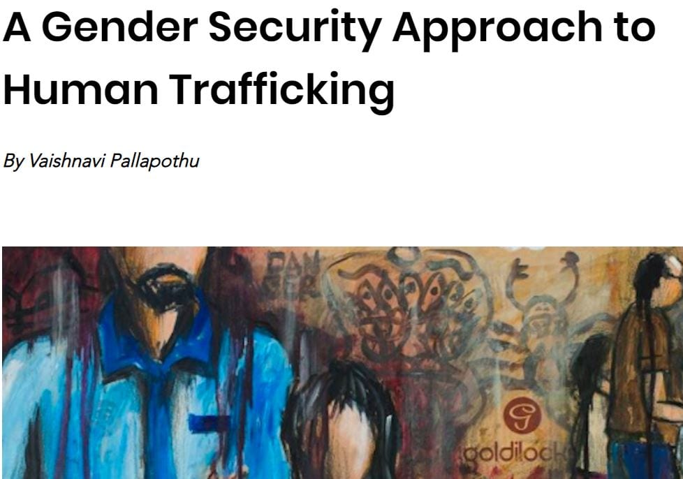 A Gender Security Approach to Human Trafficking