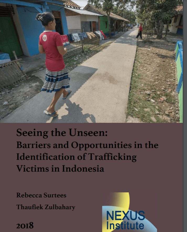 Barriers and Opportunities Identifying Trafficking Victims Indonesia