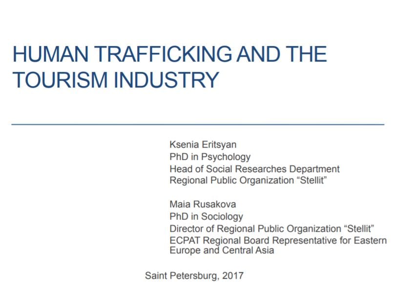 Human Trafficking And The Tourism Industry Human Trafficking Search