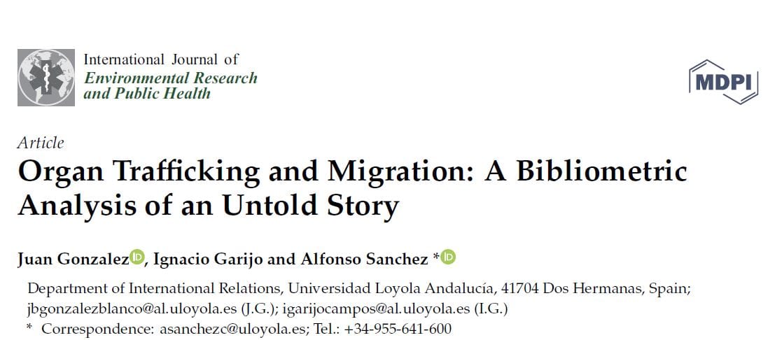 Organ Trafficking and Migration: A Bibliometric Analysis of an Untold Story