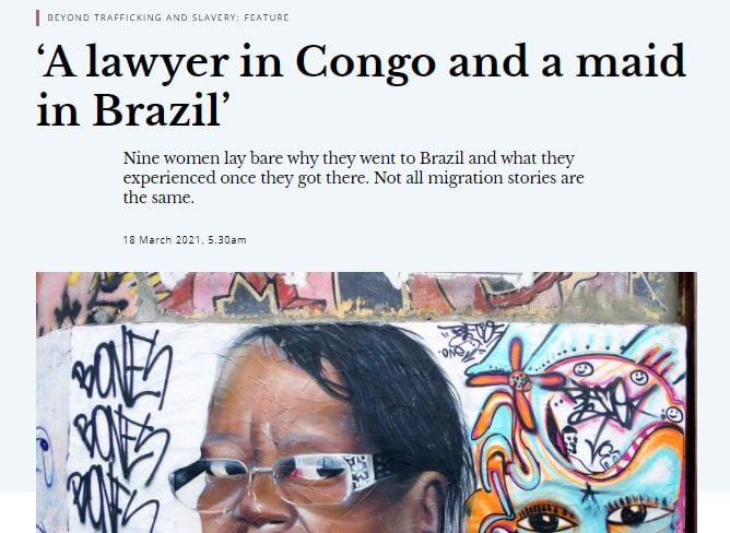 A lawyer in Congo and a maid in Brazil