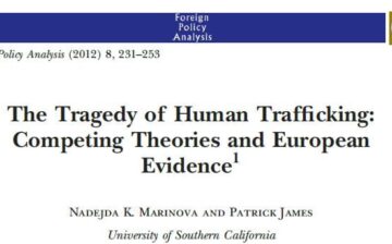 The Tragedy of Human Trafficking: Competing Theories and European Evidence