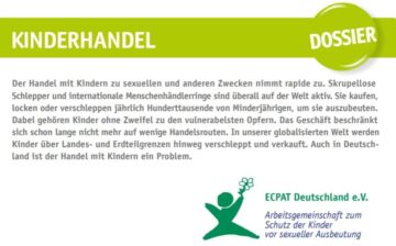 Kinderhandel Dossier