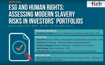 ESG and Human Rights: assessing modern slavery risks in investors’ portfolios