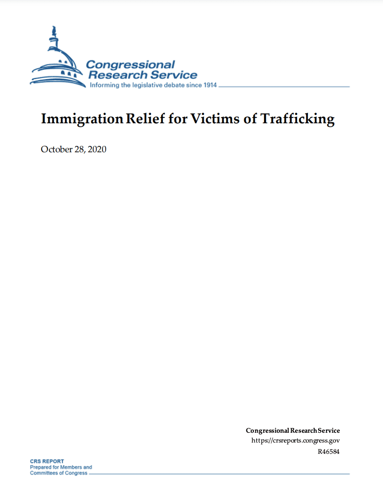 Immigration Relief for Victims of Trafficking