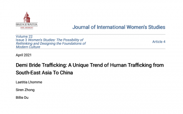 Demi Bride Trafficking: A Unique Trend of Human Trafficking from South-East Asia To China