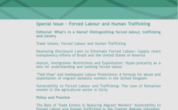 Anti-Trafficking Review: Forced Labour and Human Trafficking