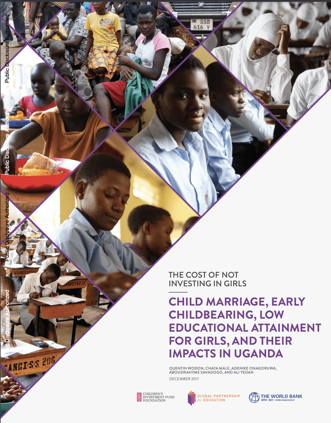 Child Marriage, Early Childbearing, Low Educational Attainment for girls, and their Impacts in Uganda
