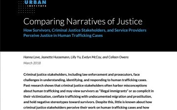 How Survivors, Criminal Justice Stakeholders, and Service Providers Perceive Justice in Human Trafficking Cases