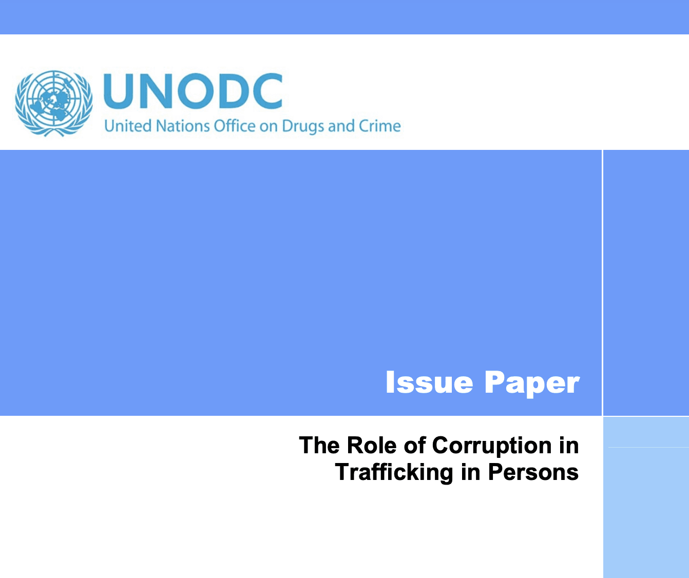 The Role of Corruption in Trafficking in Persons