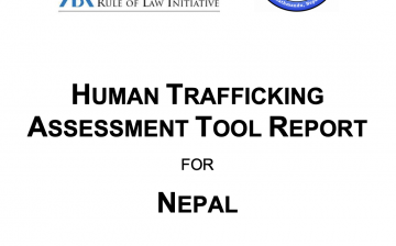 Human Trafficking Assessment Tool Report for Nepal