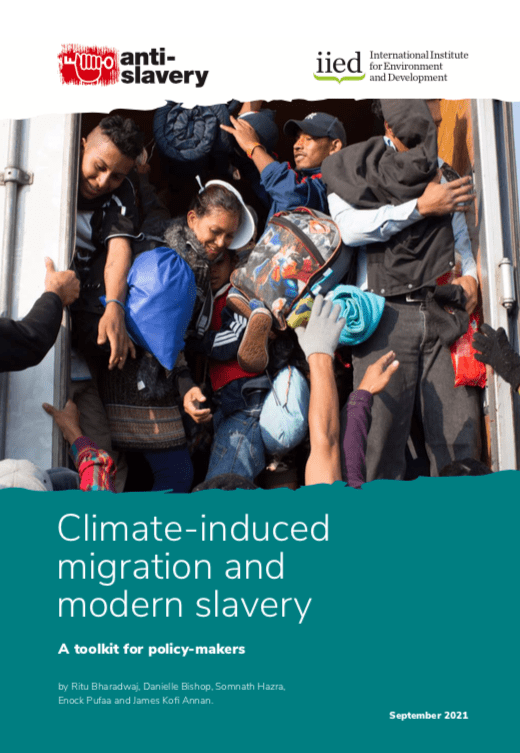 Climate-induced migration and modern slavery