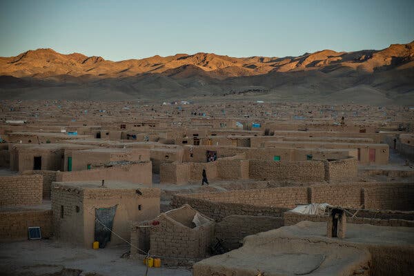 A displaced persons camp, just on the edge of Herat city.