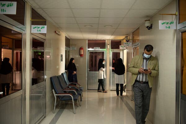 The hallway of Loqman Hakim Hospital’s surgical ward, where most patients have either given a kidney or received a kidney transplant. 