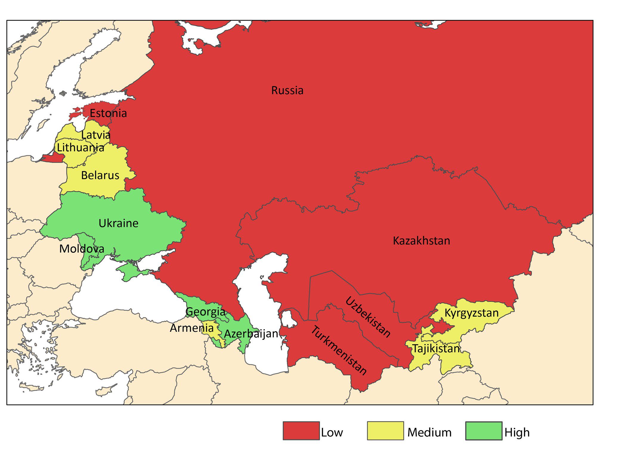 human trafficking world map 2022