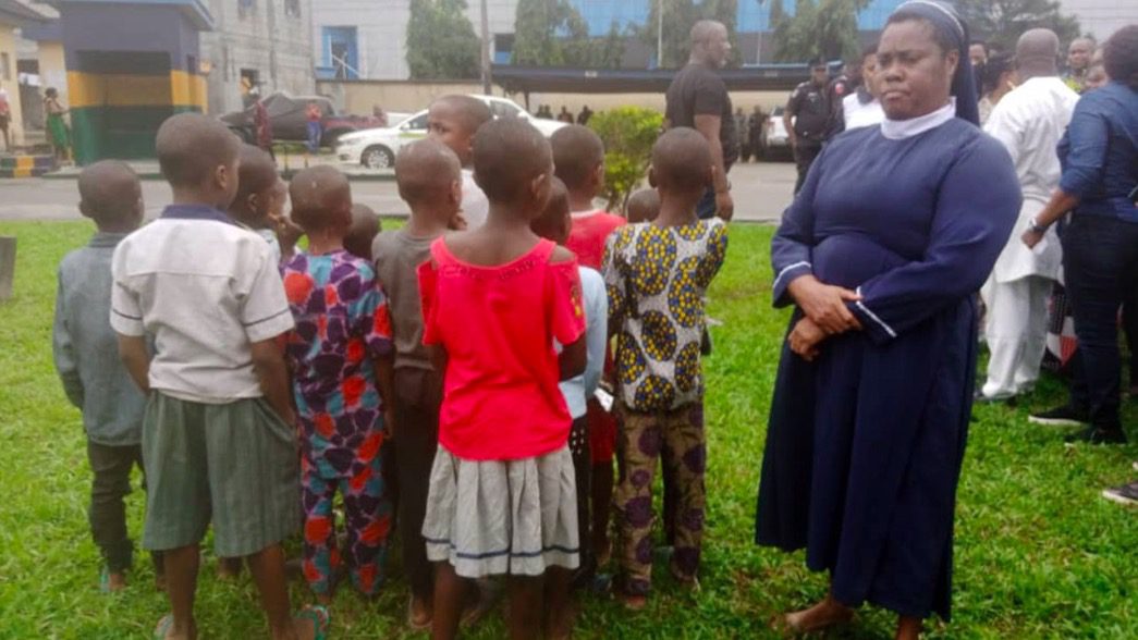 Rivers police arrest fake reverend sister for child trafficking, rescue 15 children