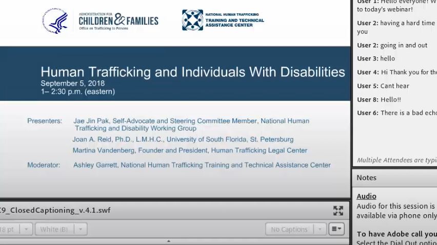 Human Trafficking and Individuals with Disabilities