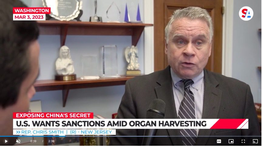House aims to sanction Chinese officials involved in forced organ harvesting