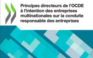 Principes directeurs de l’OCDE à l’intention des entreprises multinationales sur la conduite responsable des entreprises