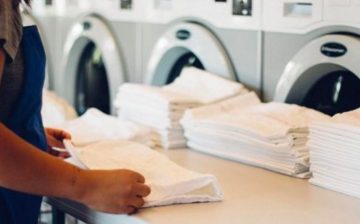 Migrant labor trafficking operation behind a laundry service