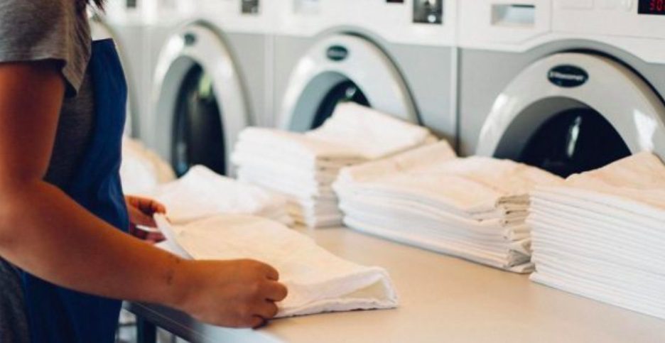 Migrant labor trafficking operation behind a laundry service