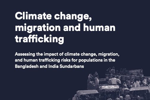 Report: Climate change, migration and human trafficking
