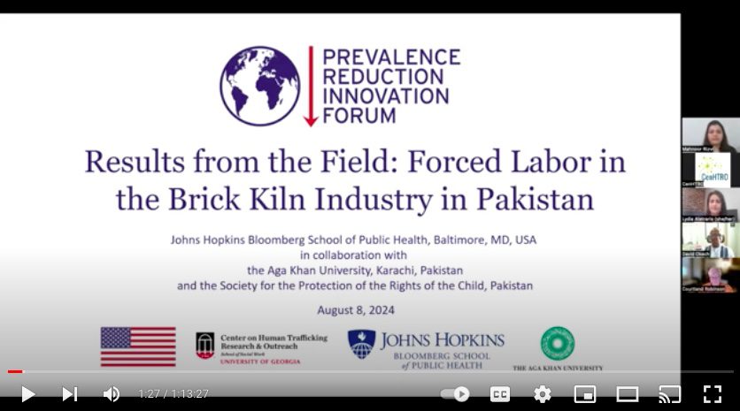 PRIF Learning Series- Forced Labor in Pakistan’s Brick Kiln Industry