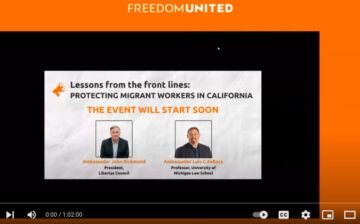Lessons from the frontlines: Protecting California’s migrant workers